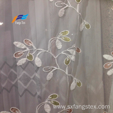 100% Polyester Embroidered Wide Voile Curtain Fabric